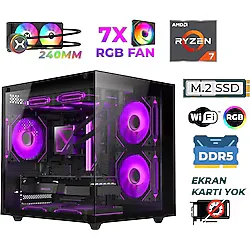 Xaser Raze X70 Ryzen 7 7800X3d 16Gb Ddr5 Ram 512Gb M.2 Nvme Ssd Sıvı Soğutmalı Hazır Tavsiye Sistem