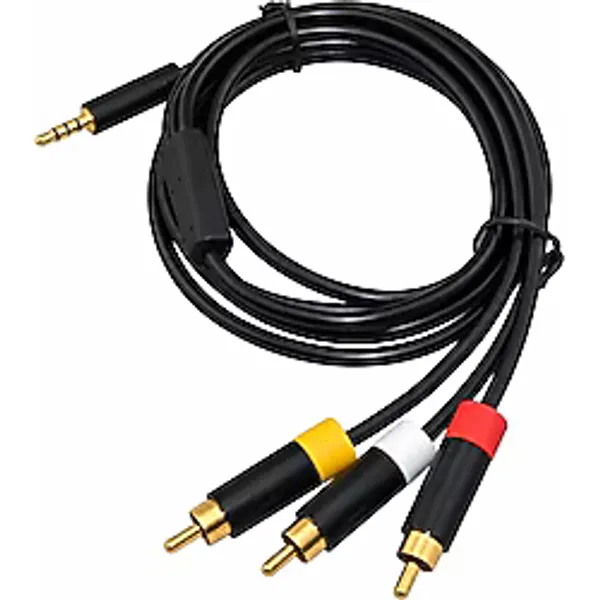Xbox 360E Av Görüntü Kablosu 3.5Mm Jack To 3 Rca Kompozit Tv Bağlantı Rca Kablo Yedek Parça