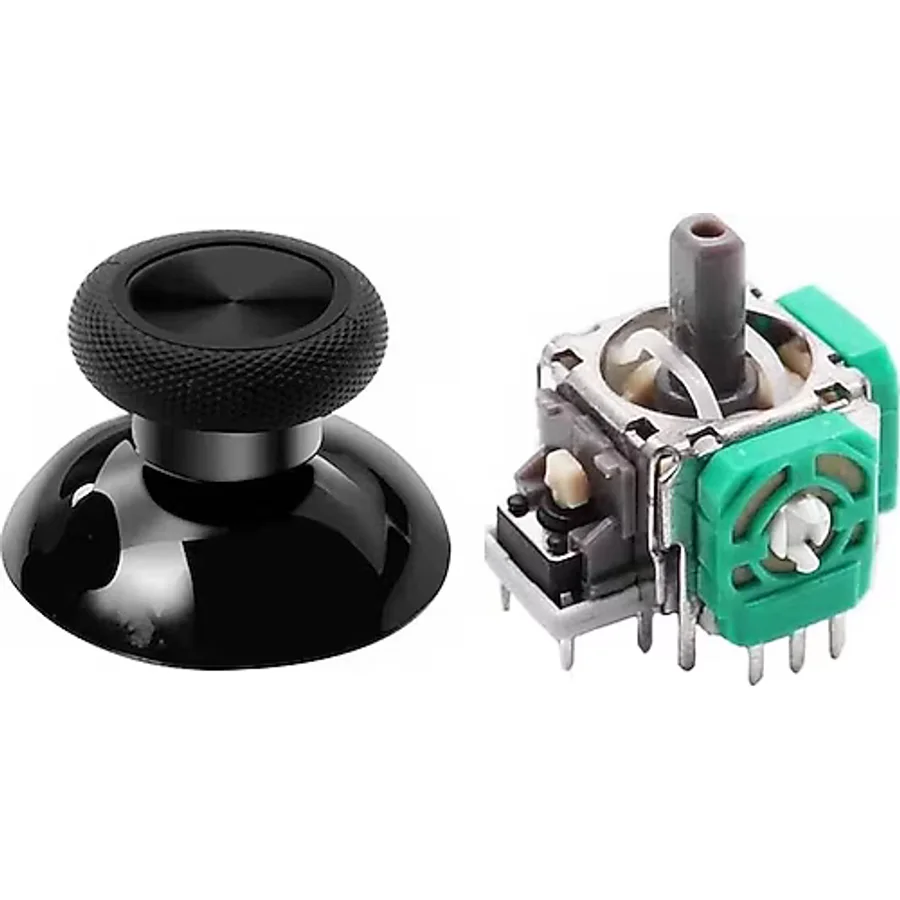 XBOX One Analog Motor Topuz Seti 1+1 One - One S/X - Series S/X Uyumlu Siyah