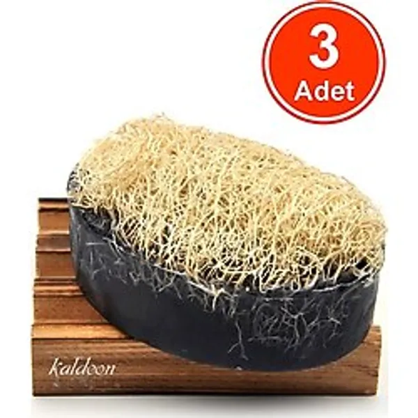 xdeonss Kabak Lifli El Yapımı Doğal Ruşur Taşı Sabunu 120 G x 3 Adet