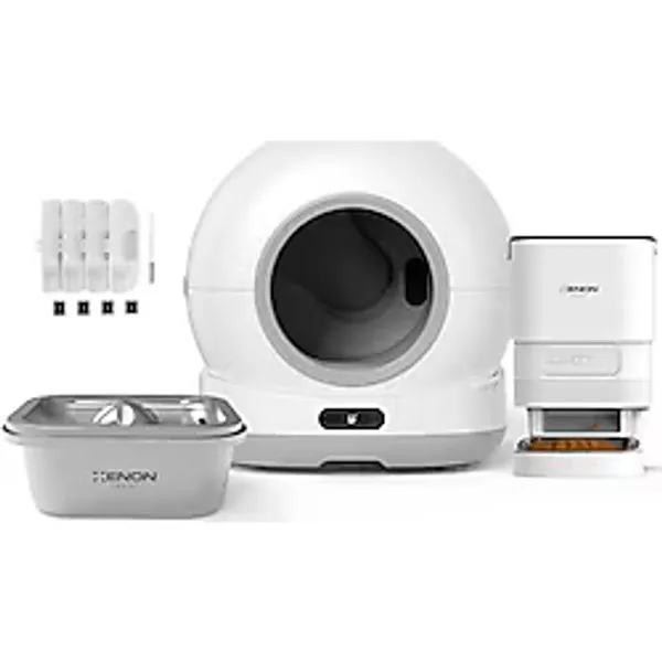 Xenon Smart Akıllı Otomatik Kedi Tuvaleti (Kameralı) Köpek Mama Kabı Besleme Kasesi (Kamerasız) Çelik Su Pınarı Sebili ve Filtre (4 Adet) Evcil Hayvan 4'lü Pet Ürünleri Başlangıç Seti