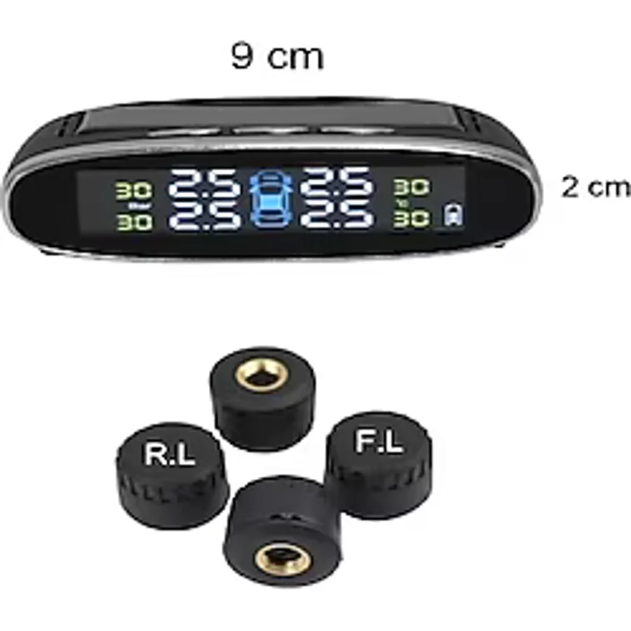 Xetec Tpms External Ekranlı Kablosuz Dahili Pilli ve Güneş Enerjili Lastik Basınç Sensörü -ETP036
