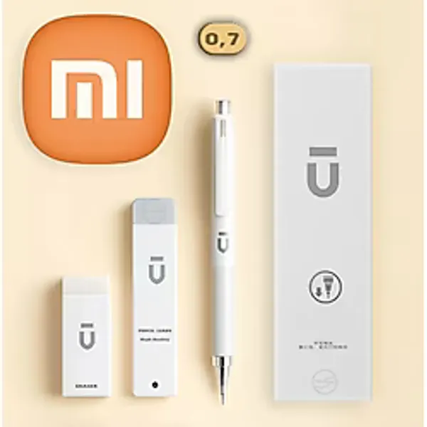 Xiaomi Heypen Premium Otomatik Kurşun Kalem Seti - Konforlu Yazım, Şık Tasarım - Beyaz - 0,7