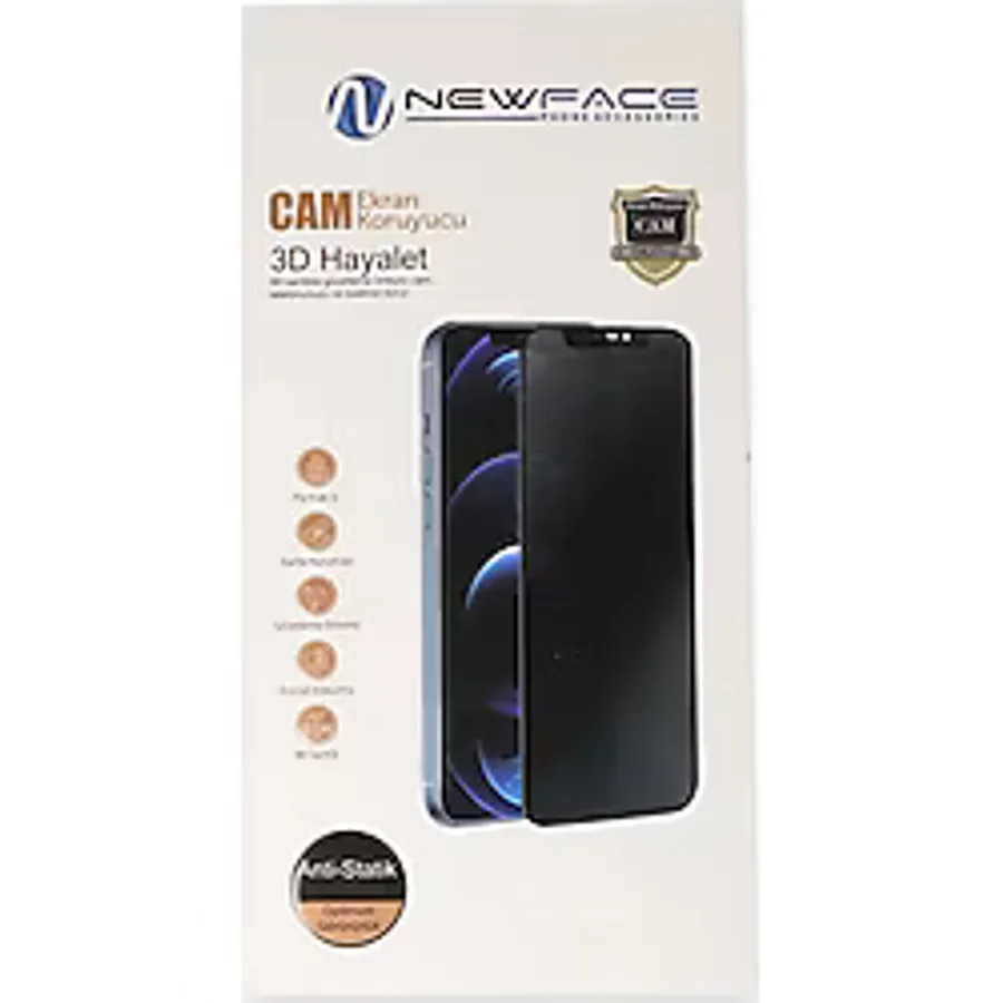 Xiaomi Mi 15t Pro 3d Antistatik Hayalet Cam Ekran Koruyucu - Siyah