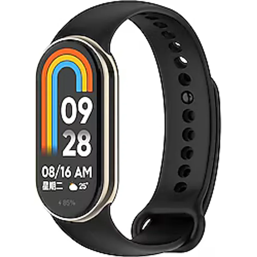 Xiaomi Mi Band 9 Serisi Klasik Kordon Silikon Strap Kayış-Siyah
