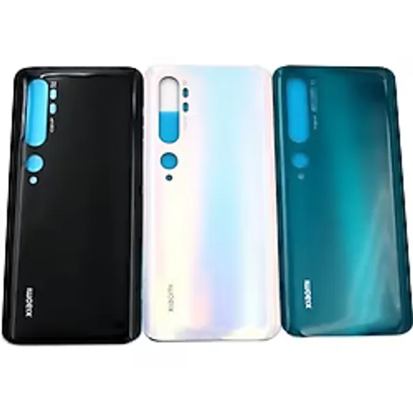 Xiaomi Mi Note 10 Arka Kapak Batarya Pil Kapağı (CAM) Siyah