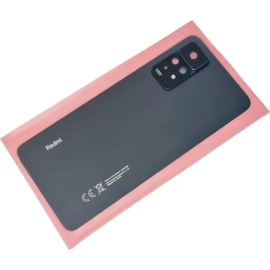 Xiaomi Redmi Note 11 Pro -4G- Arka Pil Batarya Kapağı Cam Full Lensli Siyah