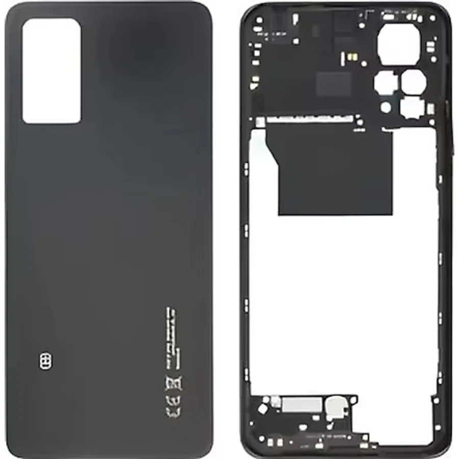 Xiaomi Redmi Note 11 Pro -5G- Full Kasa Arka Kapak Takim Sıyah
