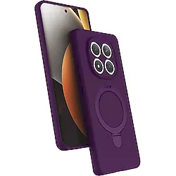 Xiaomi Redmi Note 15 Pro 4G Regal Magsafe Standlı Kapak - Derin Mor