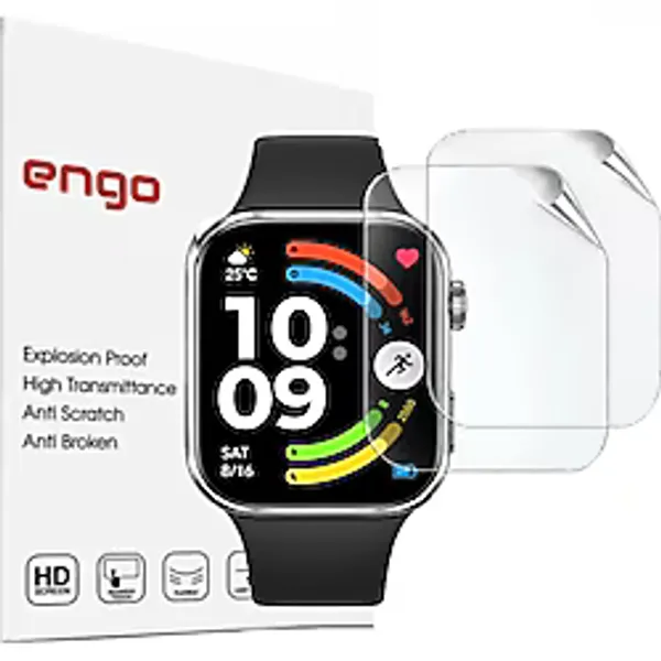 Xiaomi Redmi Watch 6 Active Ekran Koruyucu TPU, Tam Kaplayan Akıllı Saat Koruması 2 Adet, Çizilmeye Dayanıklı Şeffaf Koruma