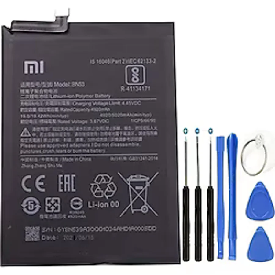 Xioami Redmi Note 9 Pro Pil Batarya Bn53 + Tamir Set 5020 Mah