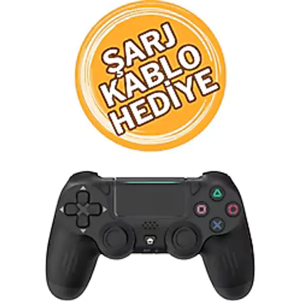 XİRA Joystick-Kol Wireless-Bluetooth Kablosuz Titreşimli Oyun Kolu Tablet-PC-PS4 Uyumlu