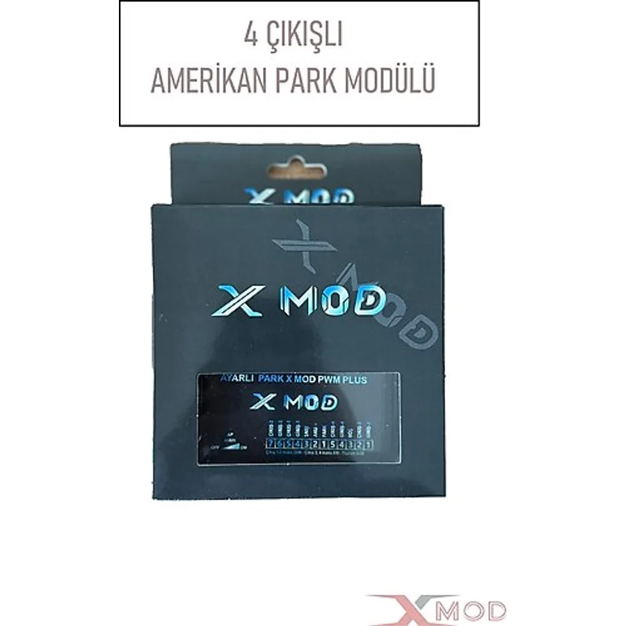 XMOD Amerikan Park Modülü 4 Çıkışlı Ayarlı 12v Tüm Araçlara Uygun Sinyal Modülü