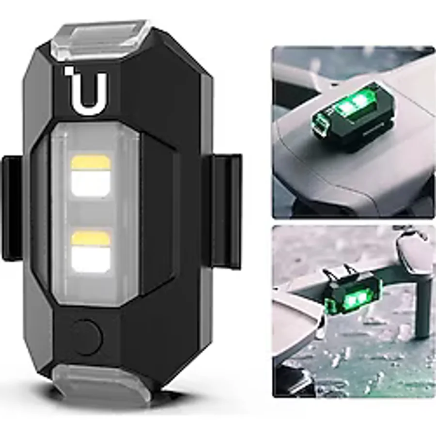 Xnews Kablosuz Mini Çakar Lamba Kablosuz 7 Renk Çakarlı Lamba LED Araba Motosiklet Bisiklet Drone