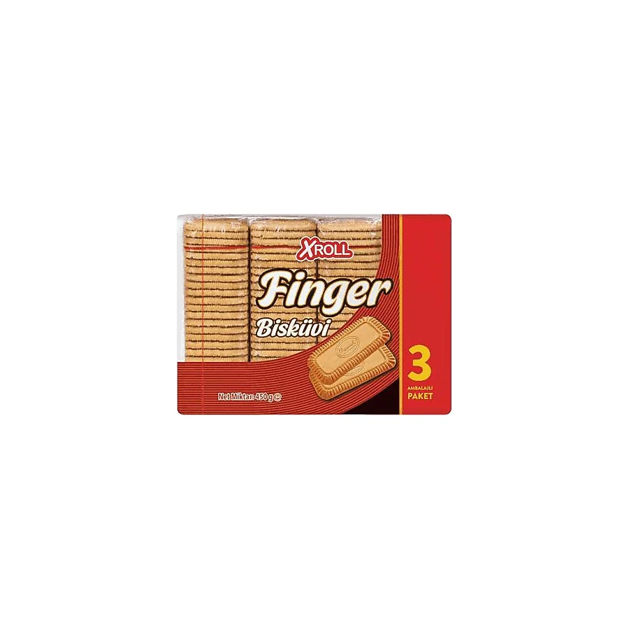 Xroll Finger Bisküvi 450 gr