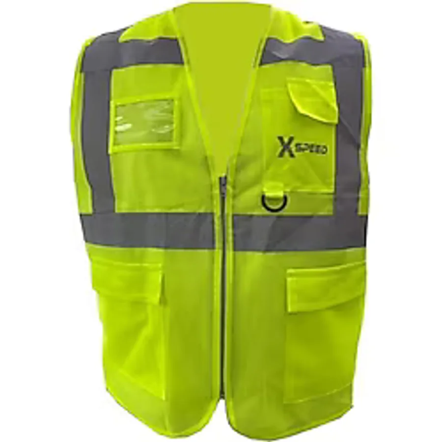 Xspeed Reflektörlü Cepli Lüx İkaz Yelek