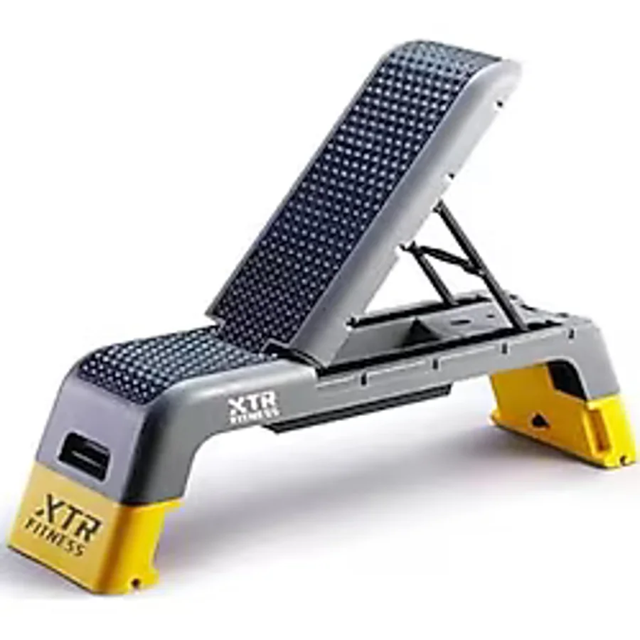 XTR Fitness Profesyonel Ayarlanabilir Bench Sehpası Ve Step Aerobik Tahtası 3 Kademeli