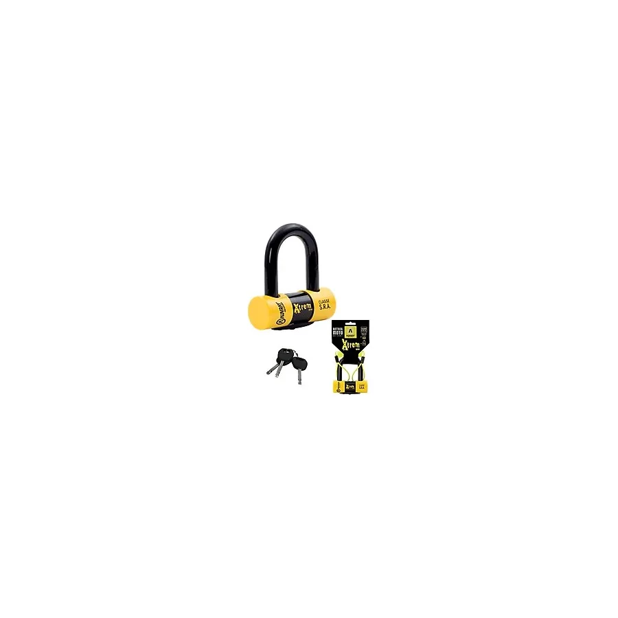 XTREM MINI U DİSK KİLİDİ 52X65MM+HATIRLATMA KABLOSU
