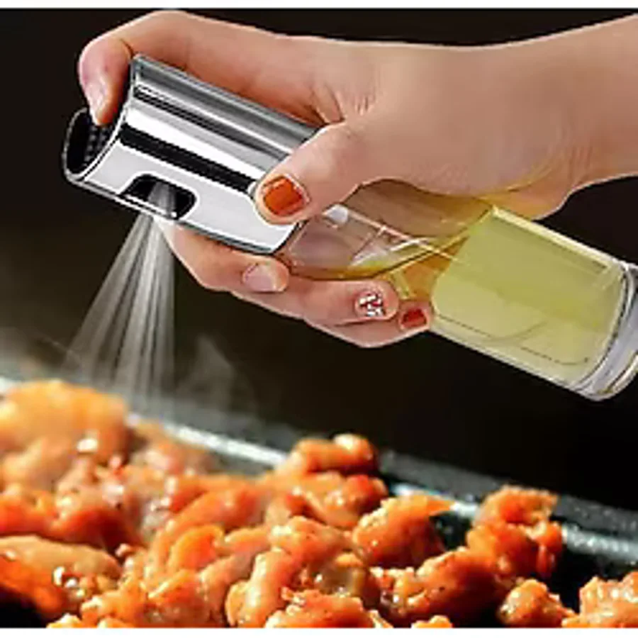 Yağ Sirke Püskürtücü Cam Sprey Şişe Yağdanlık ve Limon Püskürtme Şişesi 100 ml