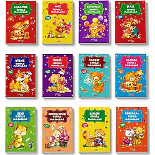 Yakamoz Yıldız Tozu Yayınları Kokulu Masallar 12 Kitap Seti Çocuk Masal Kitapları Kokulu Hikaye Kitapları Okul Öncesi ve Ilkokul Hikaye Seti Eğitici Çocuk Kitapları