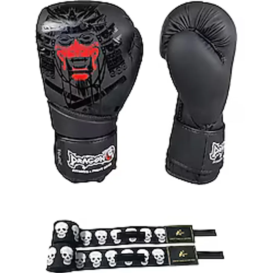 Yakuza Kick Boks Eldiveni Boks Eldiveni, Muay Thai Eldiveni Ve 3,5 Metre A3store Kuru Kafa Bandajı