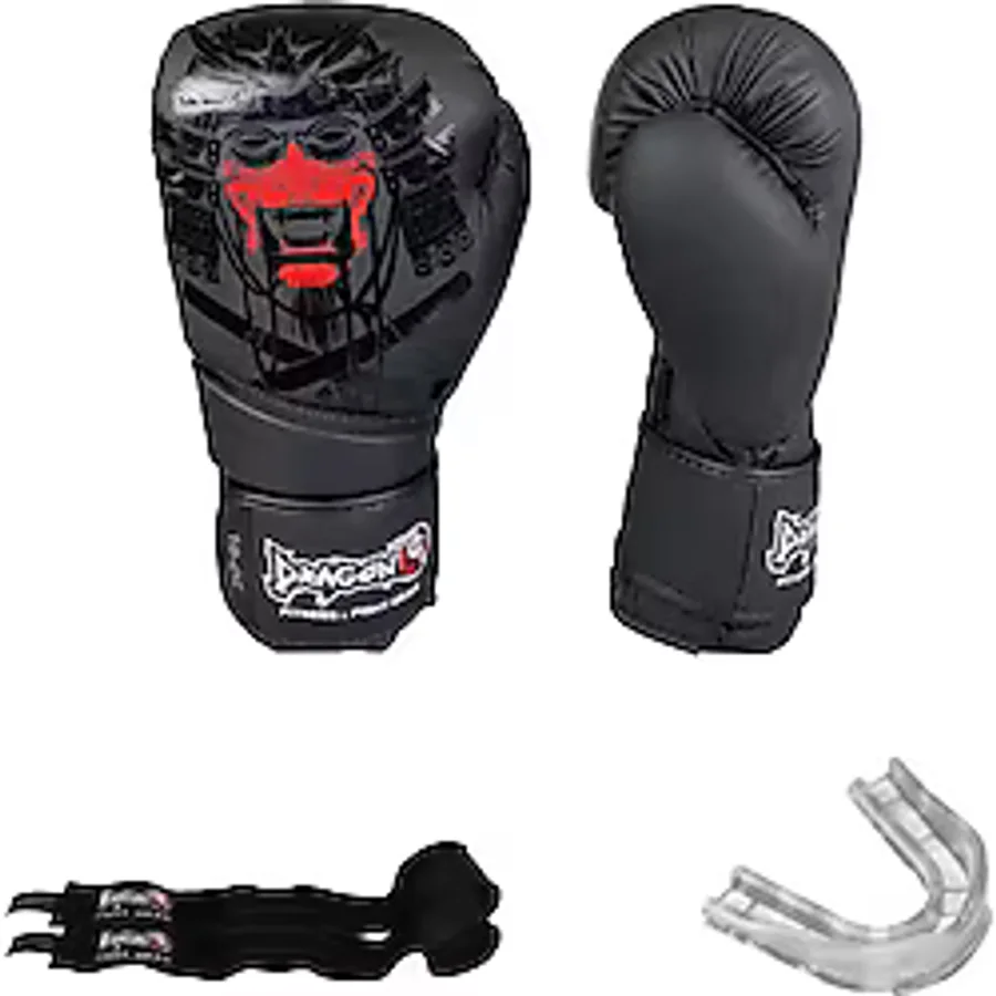 Yakuza Kick Boks Eldiveni Boks Eldiveni Seti ,Bandaj Ve Dişlik 3'lü Set