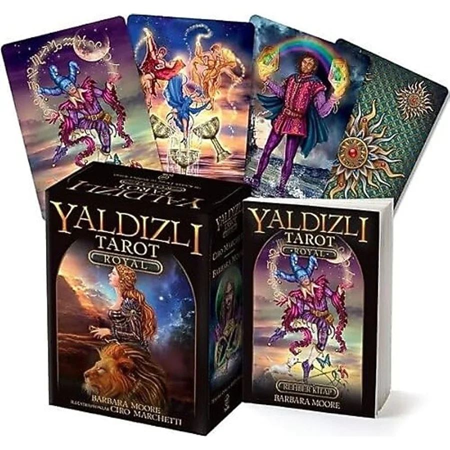Yaldızlı Tarot Royal - 78 Kartlık Deste ve Rehber Kitap