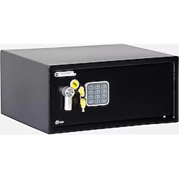 Yale Sesli İkazlı Kollu Siyah 43x35x20 cm Elektronik Laptop Para Kasası