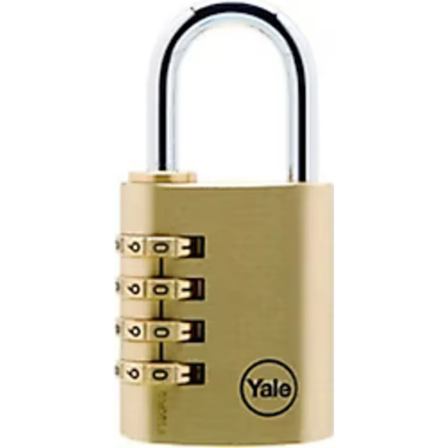 Yale Y150B-40-130-1 40 mm Pirinç 4 Şifreli Asma Kilit