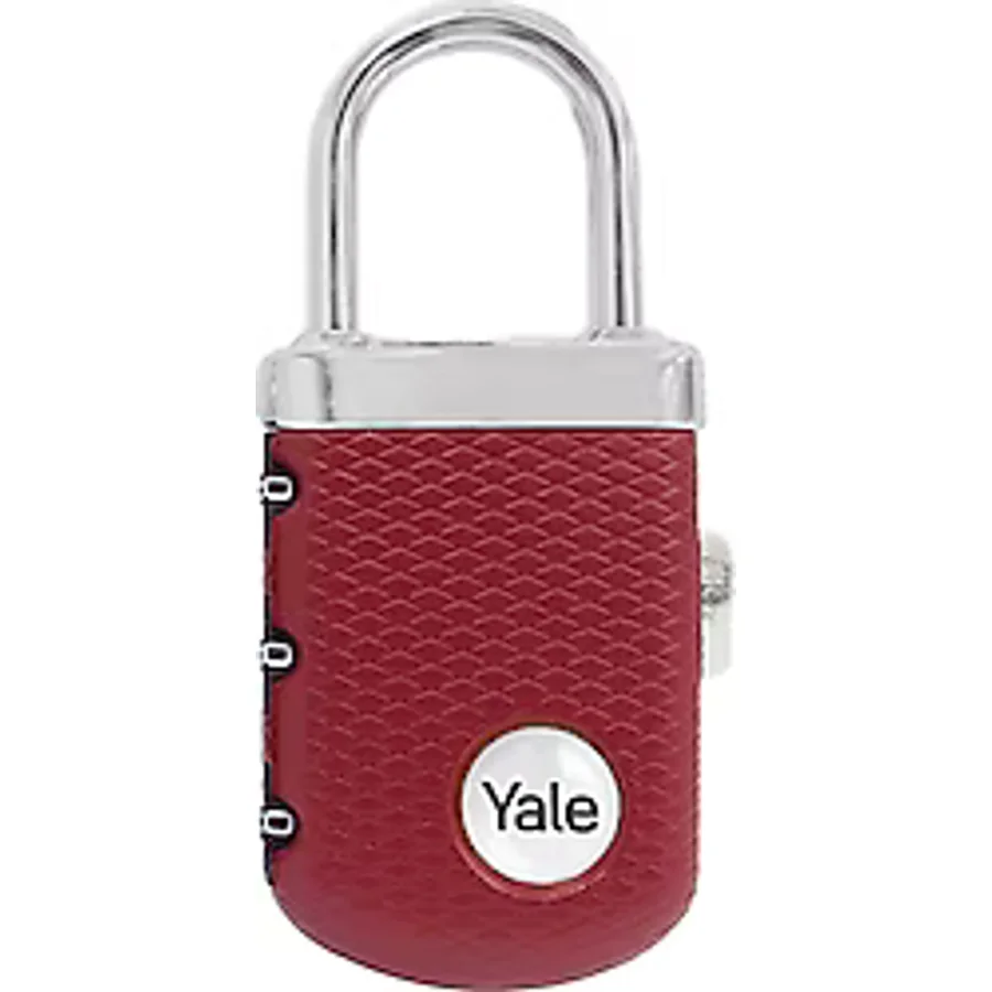 Yale YP3/31/123/1B Bordo Şifreli Asma Kilit