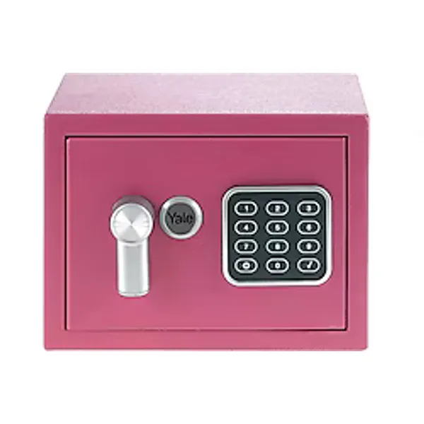 Yale YSV/170/DB1 Pembe Dijital Mini Kollu Para Kasası