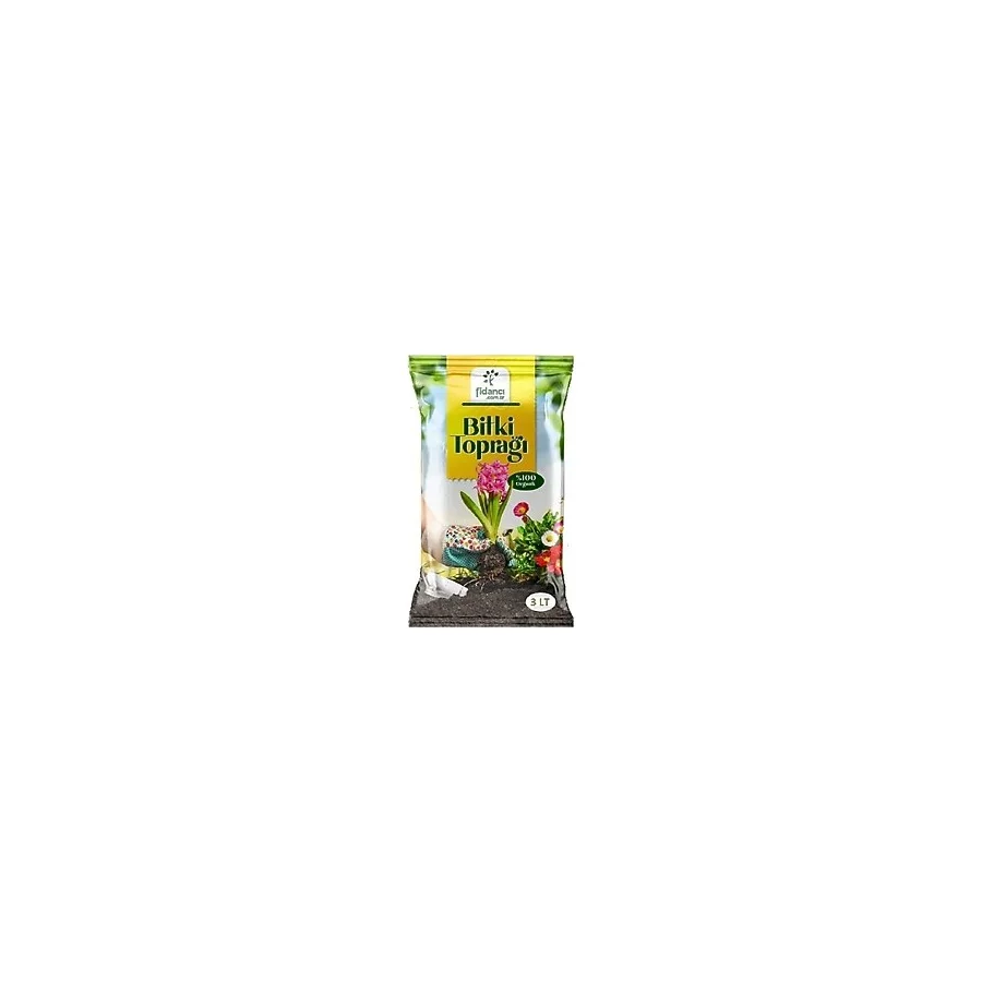 Yalova Fidan Market 3 Litre Torf Bitki Toprağı Çiçek Toprağı Perlit Cocopeat Katkılı Fidancı