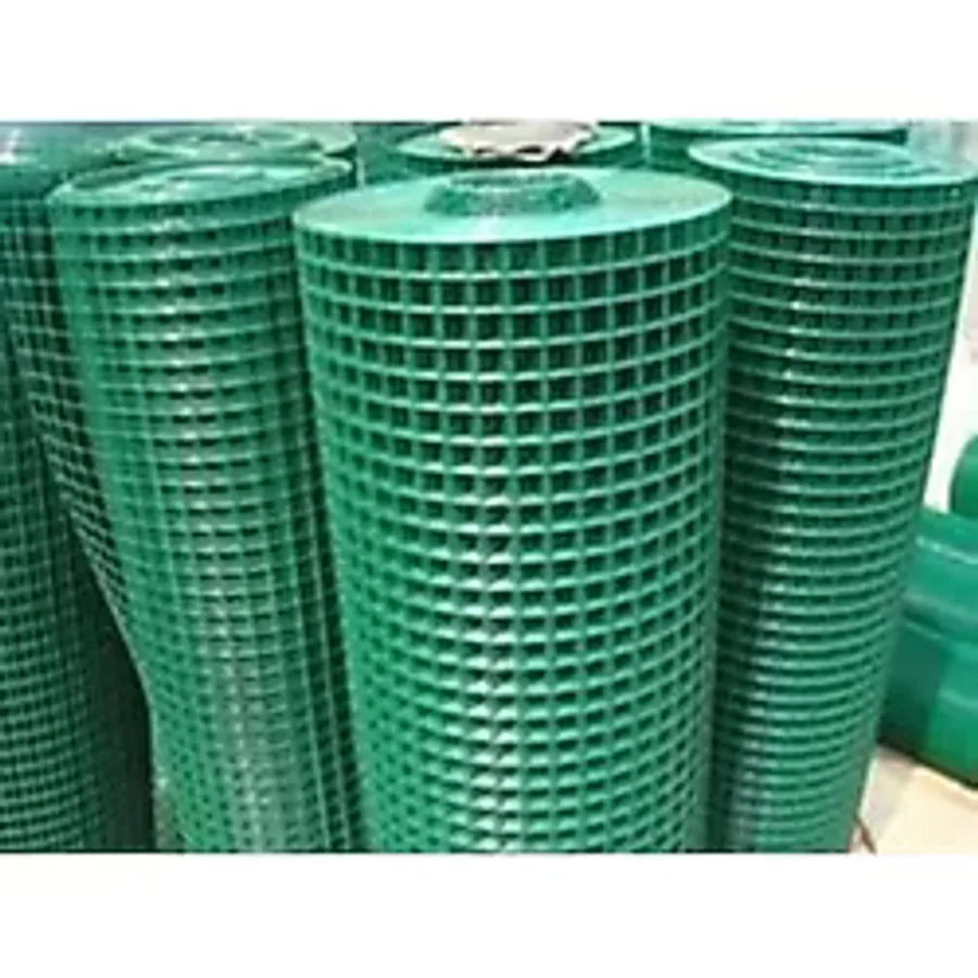 Yamanlar Pvc Kaplı Puntalı Yeşil Tel 12X12 Gözaralıklı 1,20 M Eninde Kafes Teli Kümes Teli 1,20X5 Metre