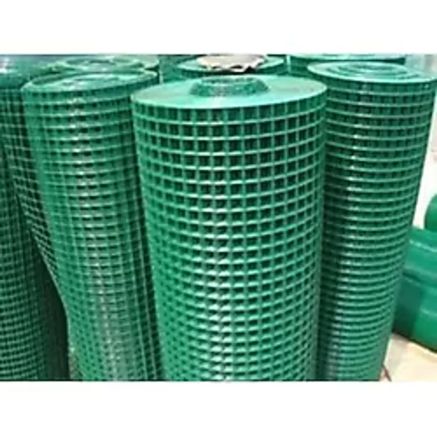 Yamanlar Pvc Kaplı Puntalı Yeşil Tel 12X12 Gözaralıklı 120 Cm Yükseklik 10 Metre Uzunluk 120X10 Metre