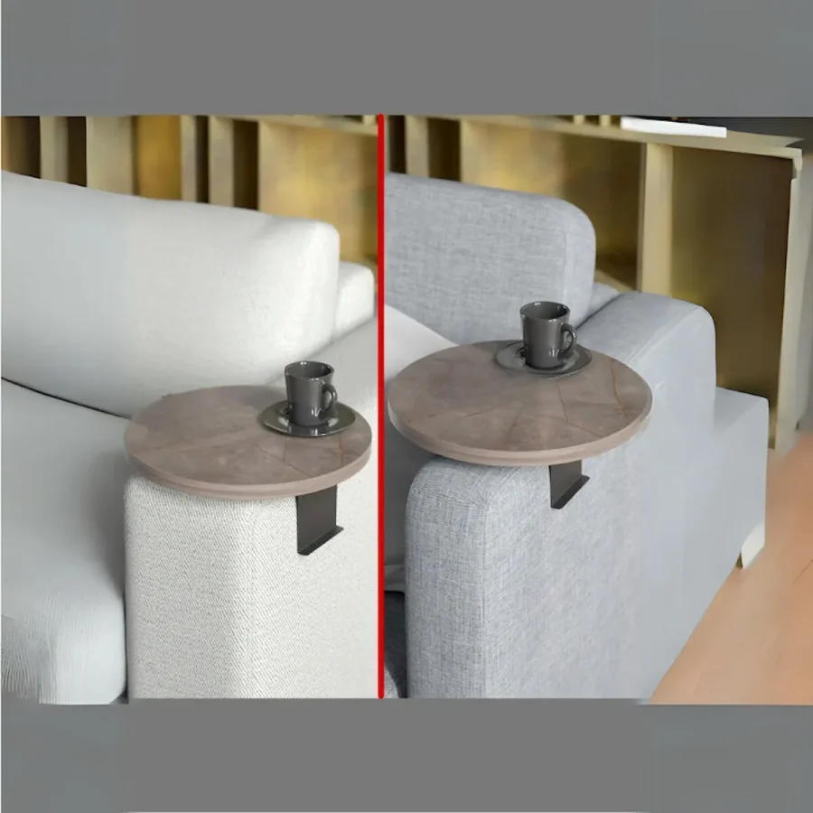 Yan Sehpa Ayarlanabilir Tepsi Dekoratif Modern Tepsi Gordion 6054