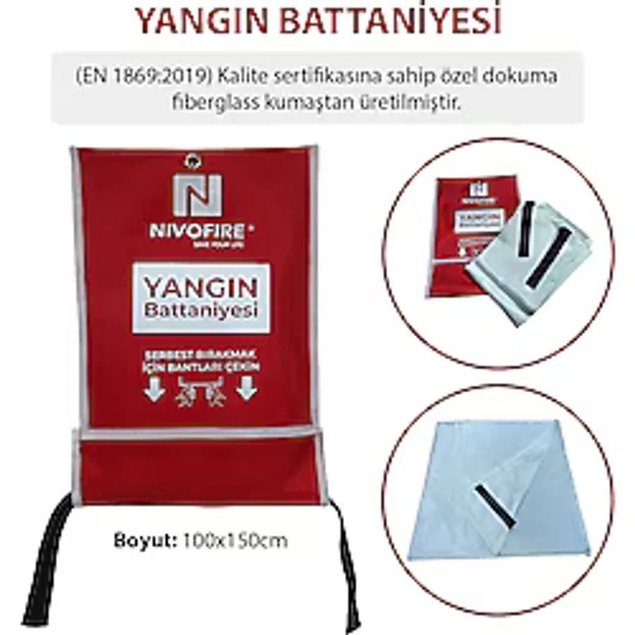 Yangın Battaniyesi - 100X150 CM