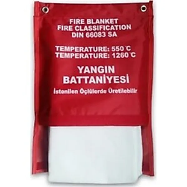 Yangın Battaniyesi Çantalı 100X150