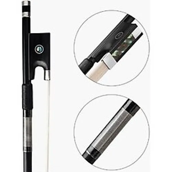 Yanıklar Müzik Siyah Karbon Fiber Keman Yayı Sedefli Özellikleri ile Mükemmel Performans