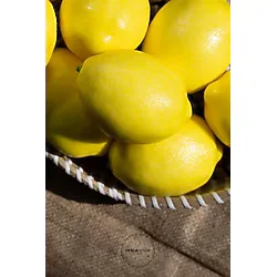 Yapay Büyük Limon Sarı 9 cm