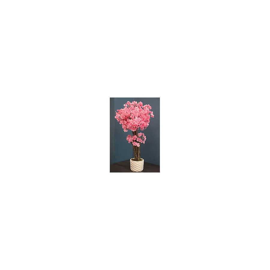 Yapay Çiçek Deposu Yapay Küçük Japon Bahar Dalı Ağacı 75 Cm Pembe