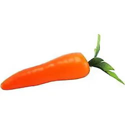 Yapay Sebze Havuç Carrot 1adet 15x4cm Gerçek Boyut