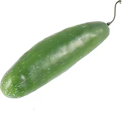 Yapay Sebze Salatalık Cucumber 1adet 17x5cm Gerçek Boyut