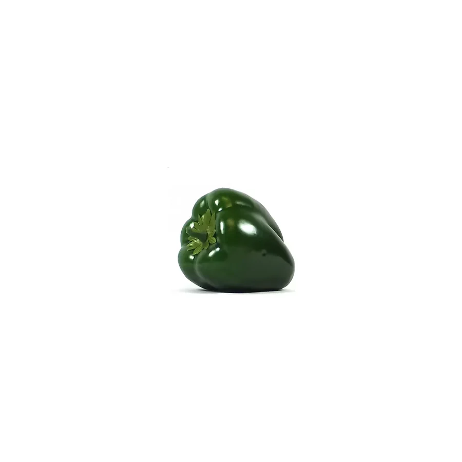 Yapay Yeşil California Biber Dolma Biber 1adet 10x7 cm Gerçek Boyut