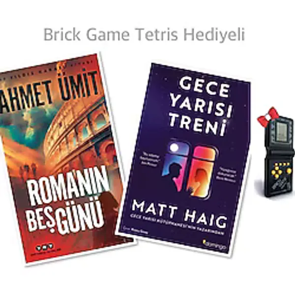 Yapı Kredi Yayınları Roma'nın Beş Günü (Ahmet Ümit Son Kitabı) - Gece Yarısı Treni (Matt Haig Son Kitabı) +2 Aba Kitap Ayracı - Hediyeli