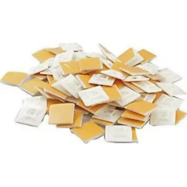 Yapışkan Kroşe 2CM X 2CM Yapışkanlı Kablo Bağı Tutucu - 20 ADET