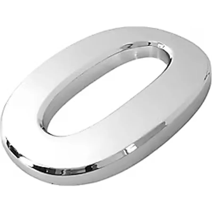 Yapışkanlı Kapı Numarası Küçük Boy 50 Mm 5 Cm Numara 0 Rakam Sıfır Sayı Krom Renk Numaralar 1 Adet