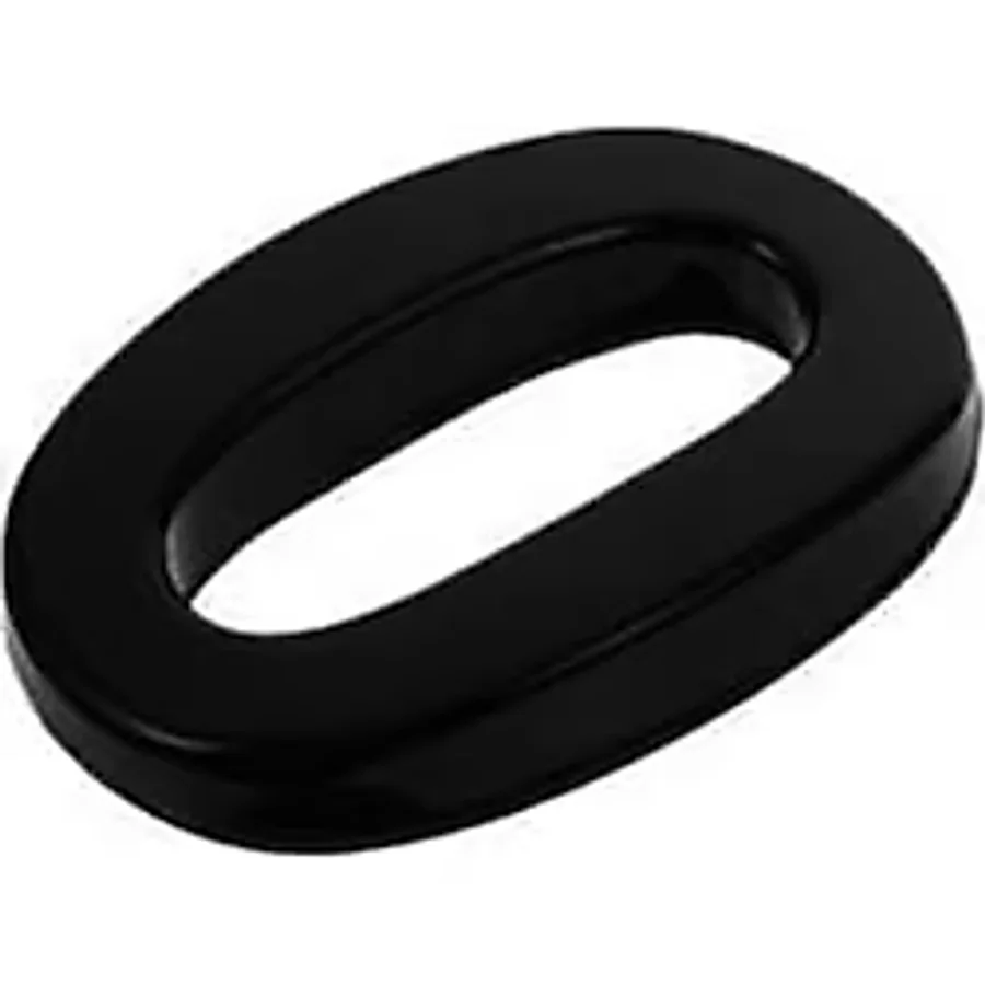 Yapışkanlı Kapı Numarası Küçük Boy 50 Mm 5 Cm Numara 0 Rakam Sıfır Sayı Siyah Renk Numaralar 1 Adet