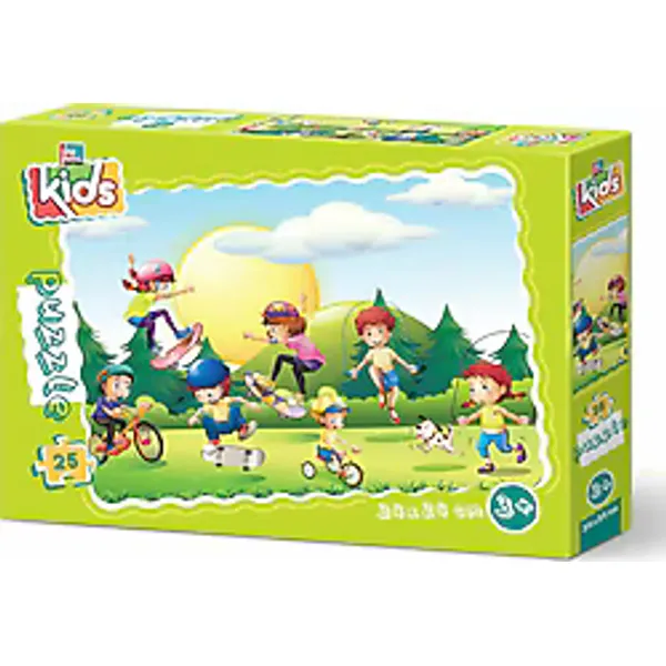 Yappuzz Yetenekli Kaykaycılar 25 Parça Çocuk Puzzle