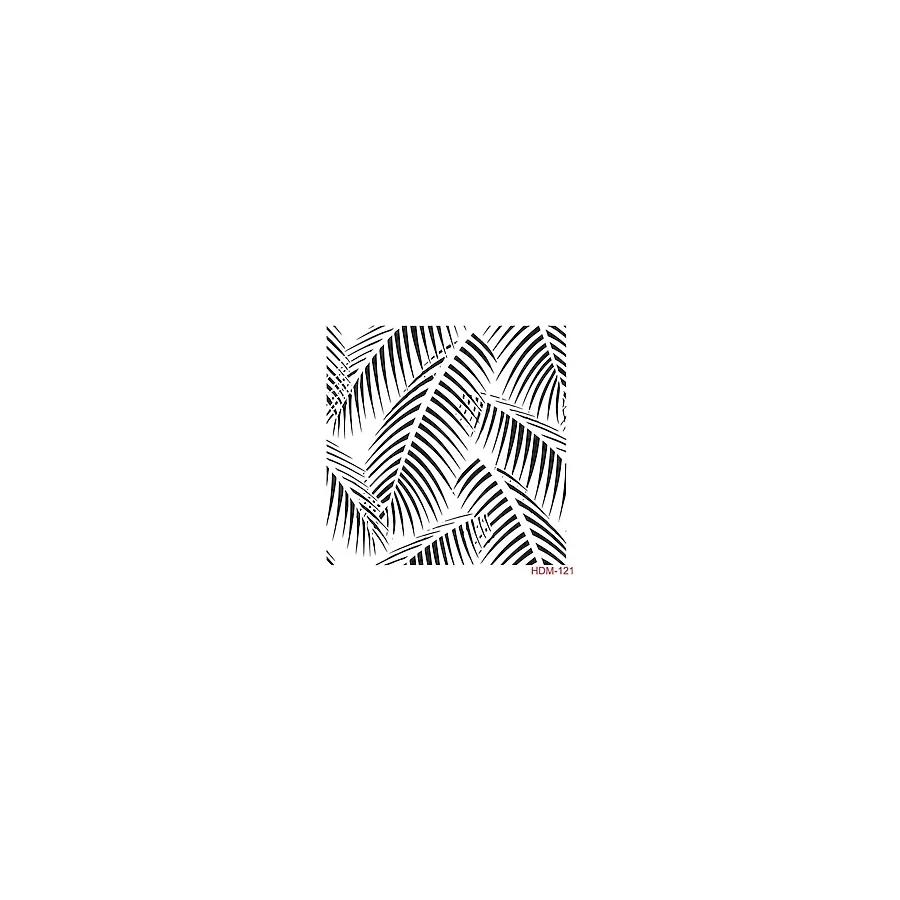 Yaprak Stencil (Şablon) 25X25 Cm