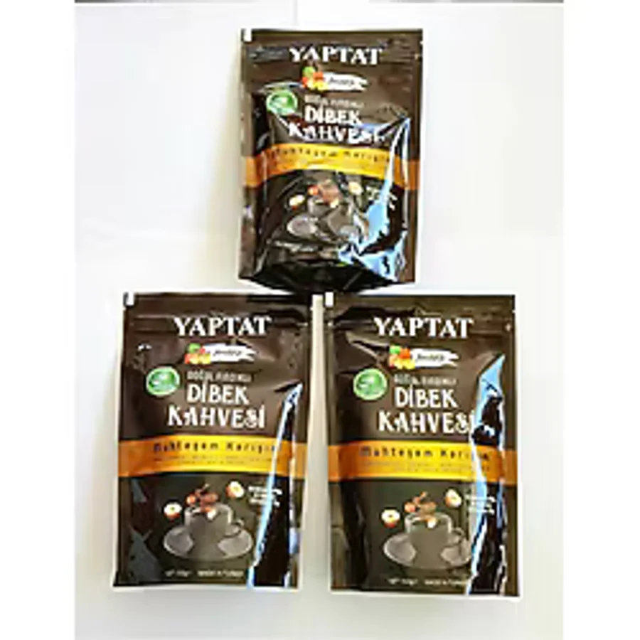 Yaptat Adıyaman Doğal Fındıklı Dibek Kahvesi 150 gr 3'lü